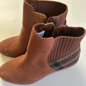 Tom’s Suede & Plaid Bootie - Women’s 7.5